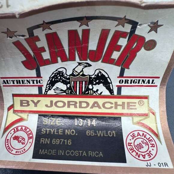 Vintage High Waisted Jeans Acid Wash Denim Mom Style 1980s Jeanjer By Jordache - Picture 8 of 12